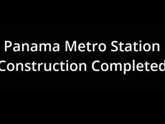 Stazione della metropolitana di Panama Edificio in acciaio Struttura in acciaio