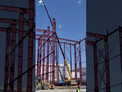 Magazzino di costruzione d'acciaio della struttura d'acciaio della costruzione prefabbricata del sistema della struttura del metallo dei fornitori